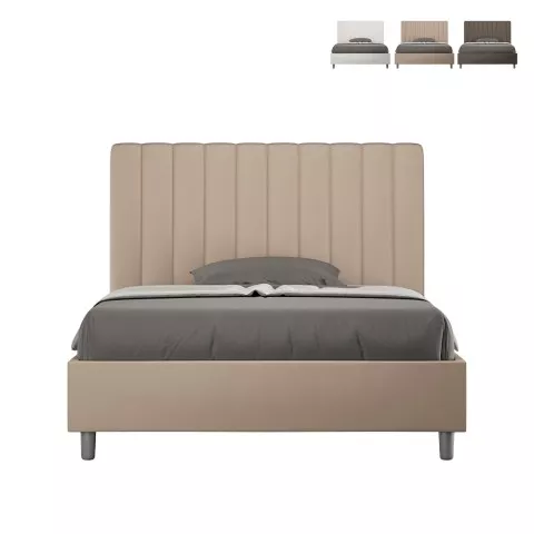 Frans twijfelaar bed 120x200 kunstleer met opbergruimte Agueda P1 Aanbieding