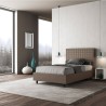 Lit une place et demie 120x200 design français avec coffre Sunny P1 Dimensions